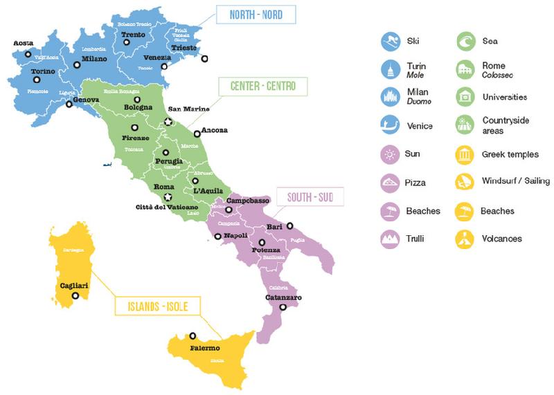 Map of Italy